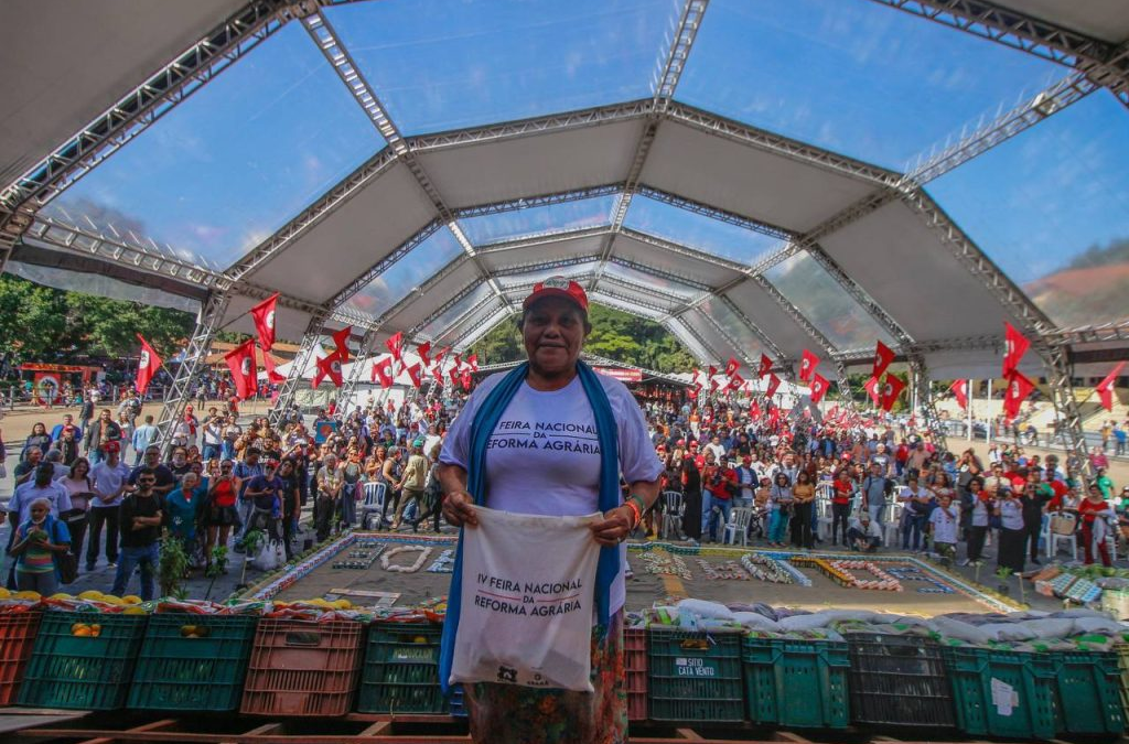 MST realiza coletiva de imprensa sobre os dez anos da Feira Nacional da Reforma Agrária